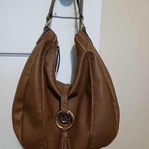Jessica Simpson brown/tan hobo crossbody